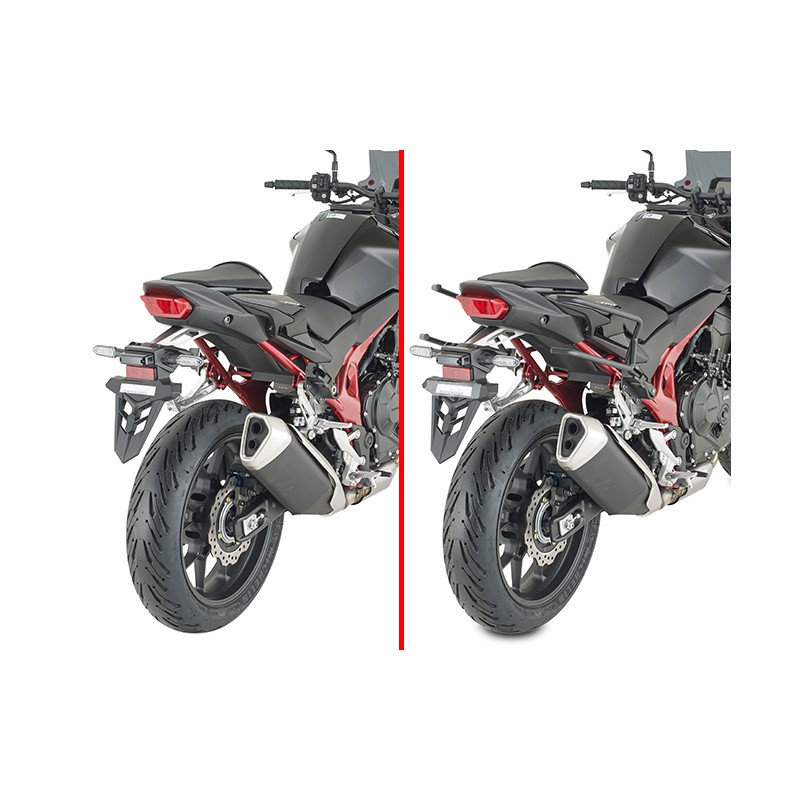 TR1206 : Givi Remove-X Side Pannier Supports Honda Hornet