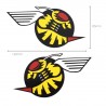 BRA010 : Hornet Pyramid Retro-Aufkleber Honda Hornet