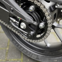 X-MSA-CB750Hornet : Kettenspanner mit Diabolos von Bruudt Honda Hornet