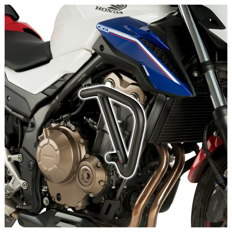 6539N : Protezioni tubolari Puig Honda Hornet