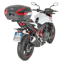 SR1200 : Support pour top-case Givi Honda Hornet