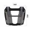 FS66195450105 : Support de top case Hepco-Becker Easyrack CB500 Honda Hornet