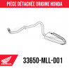 33650-MLL-D01 : Honda CB1000 hinterer Blinker Honda Hornet
