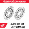 45120-MFP-601 + 45220-MFP-601 : Set di dischi freno anteriori Honda CB1000 Honda Hornet