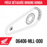 06406-MLL-D00 : Kit chaîne Honda CB1000 Honda Hornet