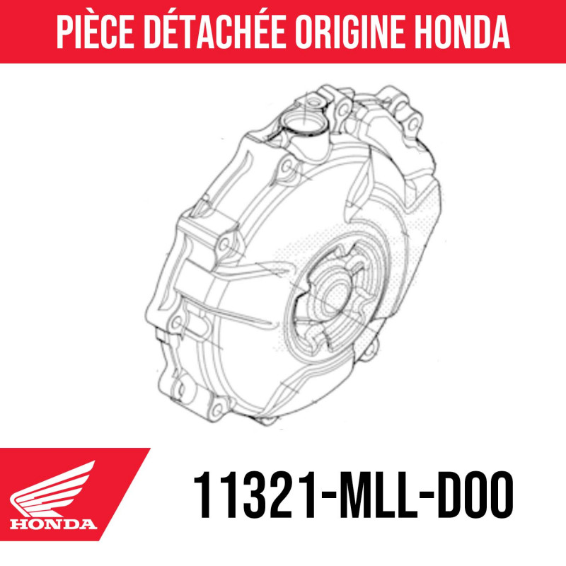 11321-MLL-D00 : Honda CB1000 Motorgehäusedeckel Honda Hornet