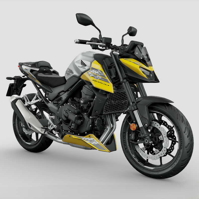 08HME-MLB-SHTYE : Yellow Honda e-Clutch Showroom Pack Honda Hornet