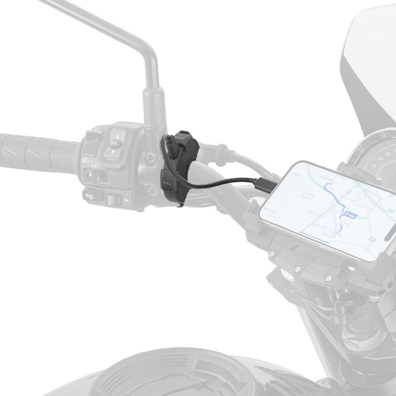 S120 : Presa USB e USB-C da manubrio Givi Honda Hornet