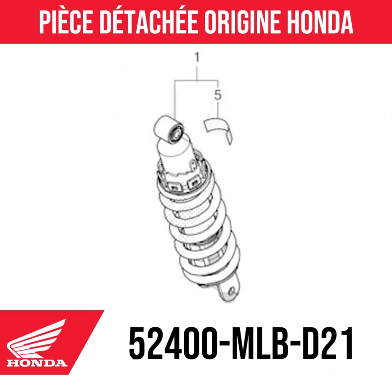 52400-MLB-D21 : Amortiguador Honda 2025 Honda Hornet