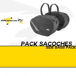 PACK-TR1206-EASY11 : Givi EASY11 Expandable Side Bags Pack Honda Hornet