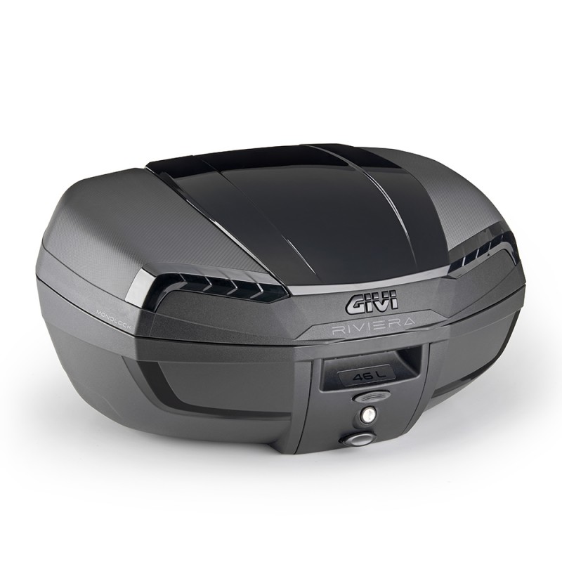 PACK-SR1200-E46NB : Topcase Set Givi E46 Riviera Black Edition Honda Hornet