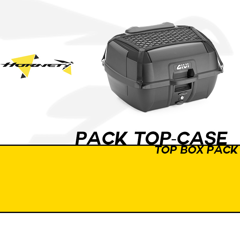 PACK-SR1215-B45B+ : Pack Top-case Givi B45+ Honda Hornet