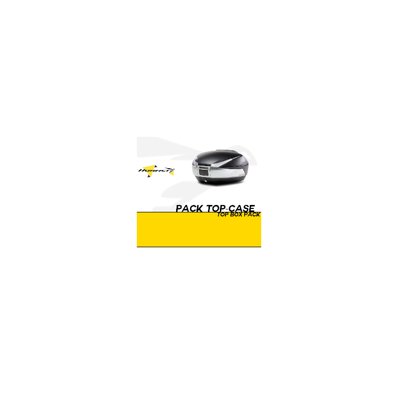 PACK-H0CB73ST-D0B48400 : SHAD SH48 Top Case Pack Honda Hornet