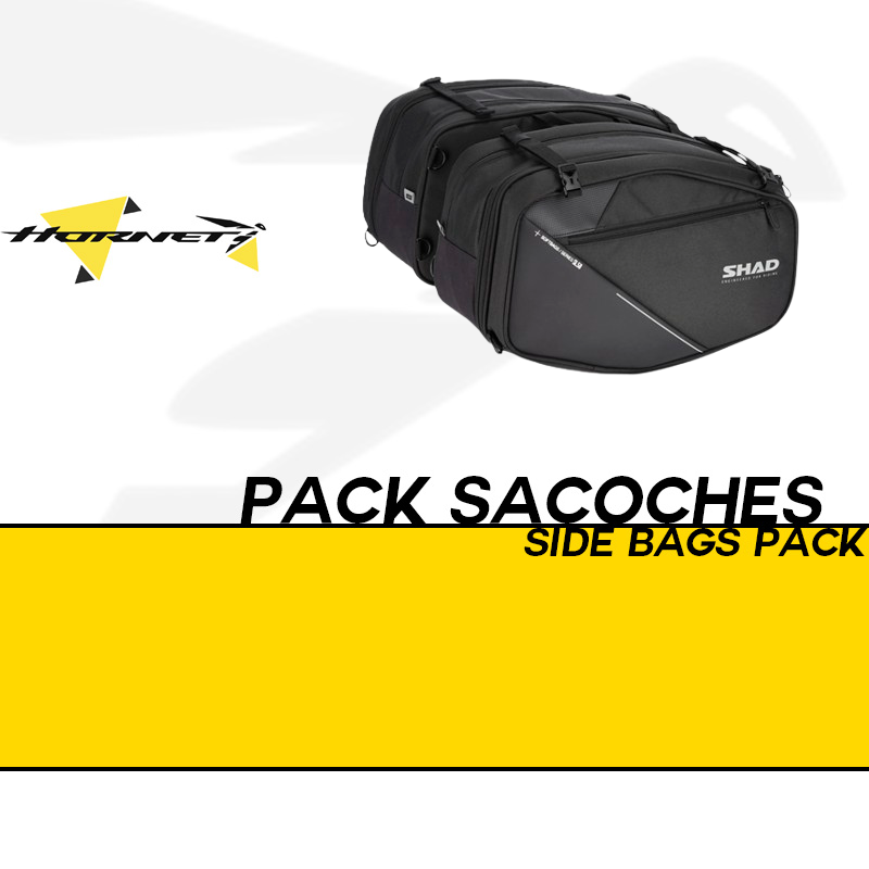 Pack Hard Shell Saddlebags SHAD E48SR for Honda Hornet