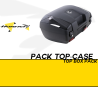 Pack Top-case Hepco-Becker Junior Flash TC55 Cover negro
