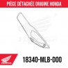 18340-MLB-D00 : Protezione scarico Honda Honda Hornet