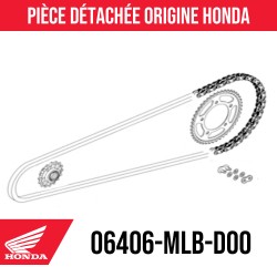 06406-MLB-D00 : Honda Chain Kit Honda Hornet CB750