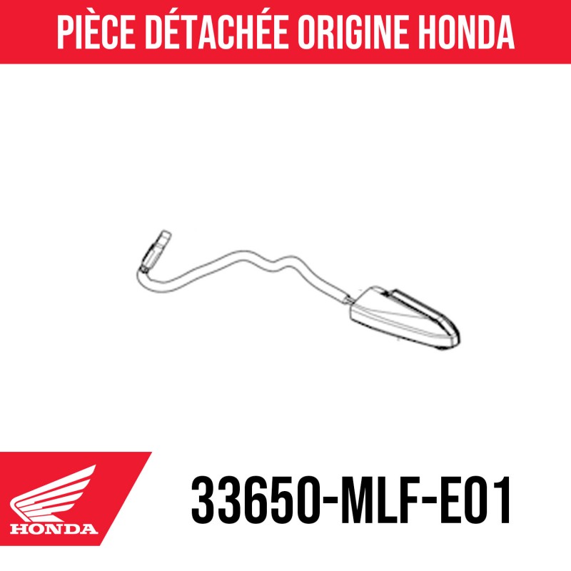 33650-MLF-E01 : Freccia posteriore Honda Honda Hornet